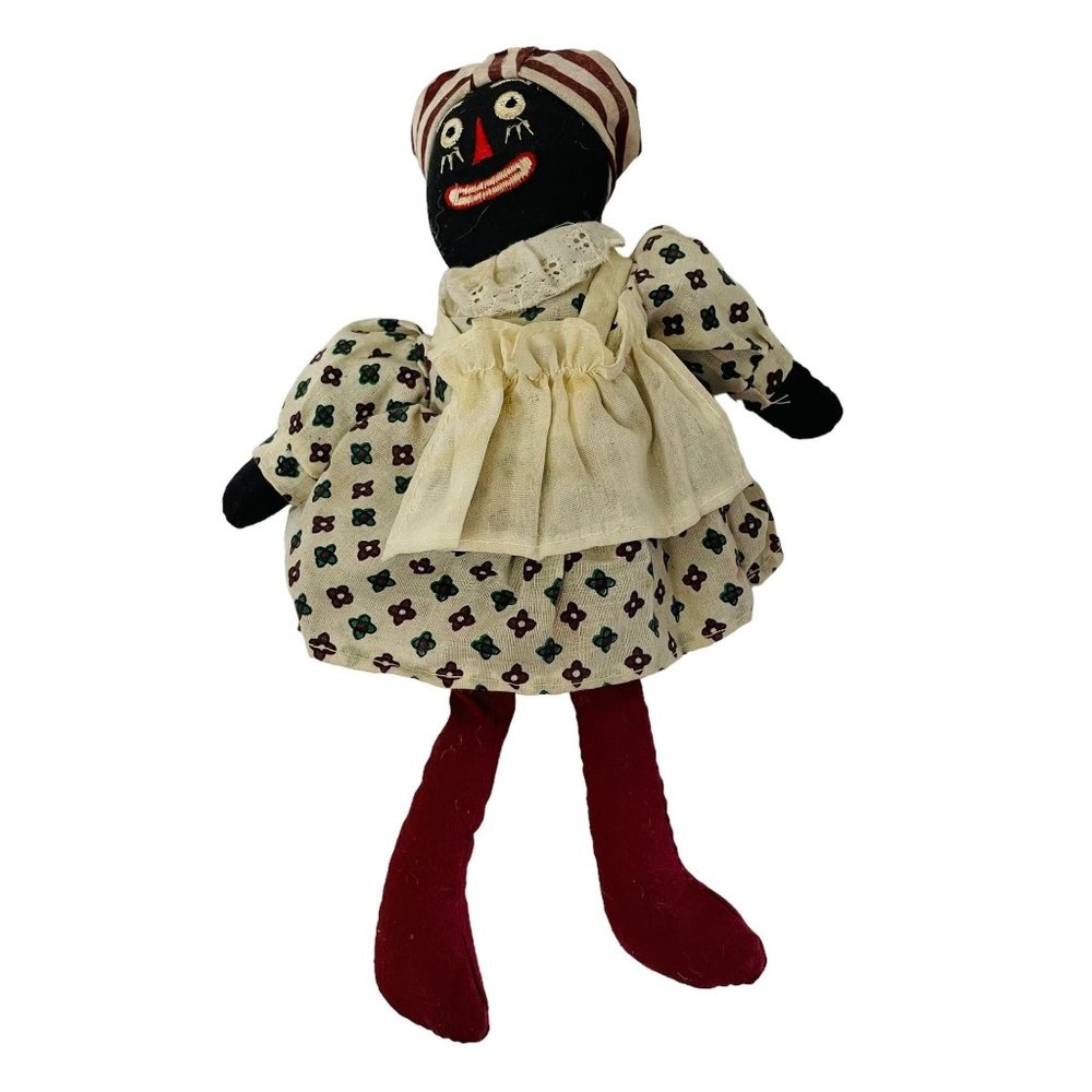 Alice‎ Ginns Black Doll Folk Art Doll Jamaican 1970s Multicolor